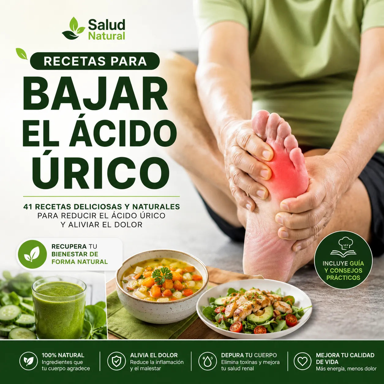 Recetas para Bajar el Ácido Úrico